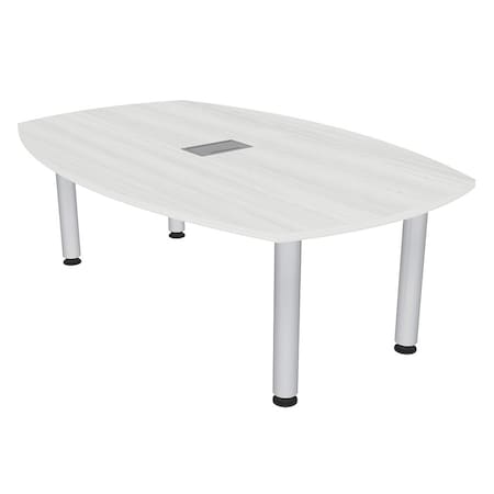 Skutchi Designs 45 in W, 72 in L, 29 in H, Engineered Wood Top, White H-ABOT-46X72-PT-WC-EL